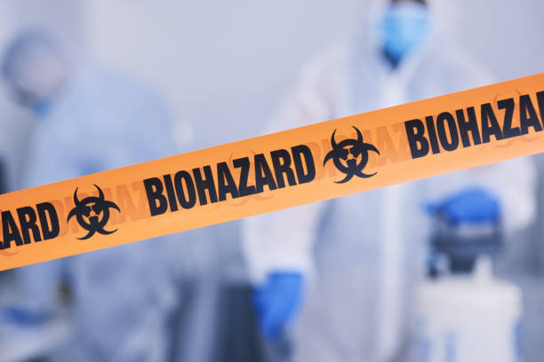 Professional Biohazard technician working in Otterbein, IN